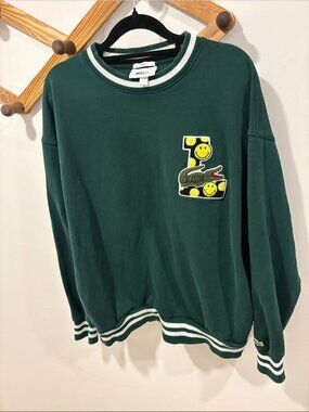 ‼️RARE‼️ Unisex Lacoste & Smiley Collab Sweatshirt